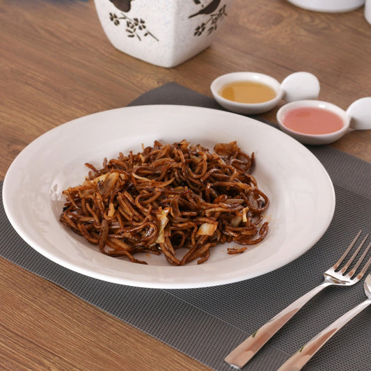 Clay Craft Basic Dinner Plate Georgian 4 Piece 10.5" Plain White - Clay Craft India