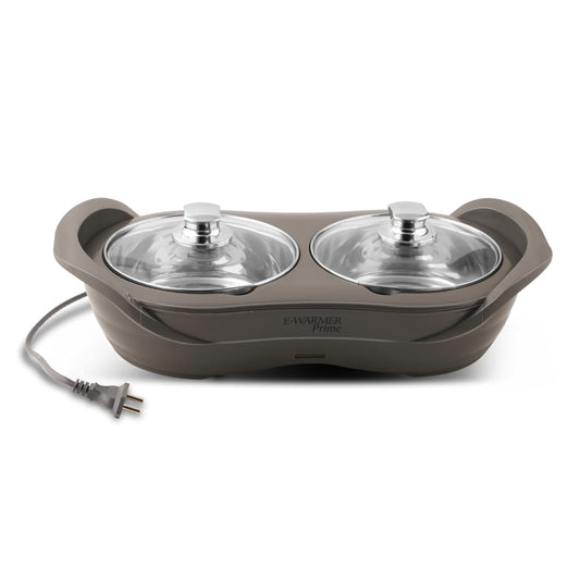 Jaypee Plus E-Warmer Prime Stainless Steel Electric Casserole Set with Removable Containers - 1