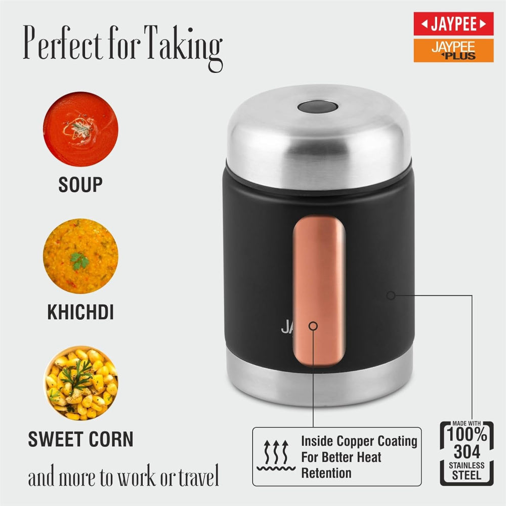 Jaypee Plus Smart Combo - Insulated Alpha 500 ML Bottle + Nutri Jar 400 ML Flask - 6