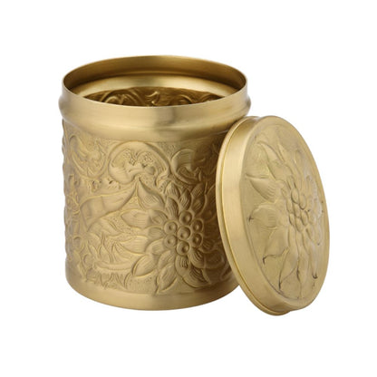LaCoppera Pure Brass Nikashi Dabba - 5