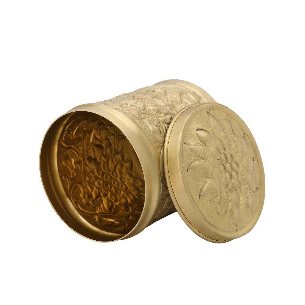 LaCoppera Pure Brass Nikashi Dabba - 6