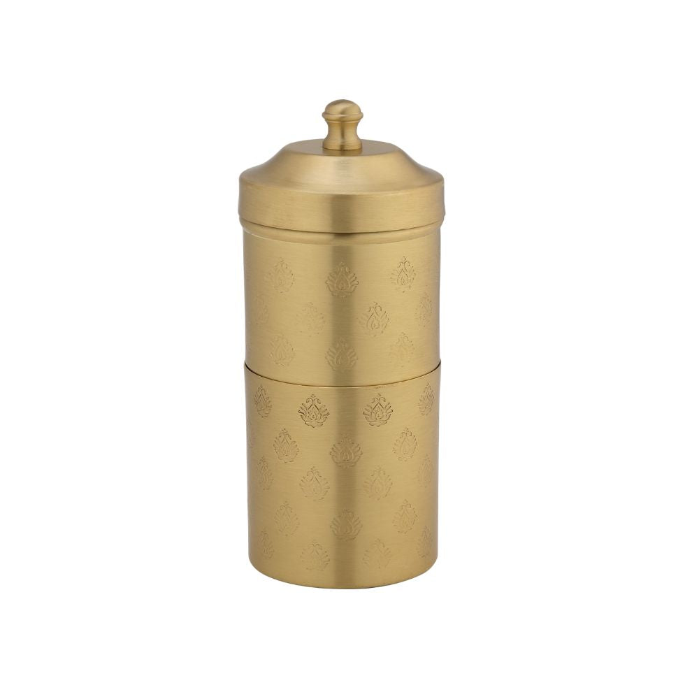 LaCoppera Antique Gold Brass Coffee Filter Set - 2