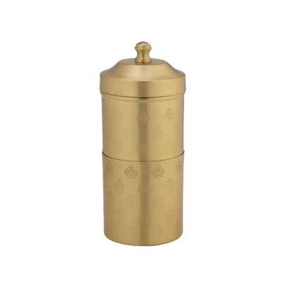 LaCoppera Antique Gold Brass Coffee Filter Set - 2