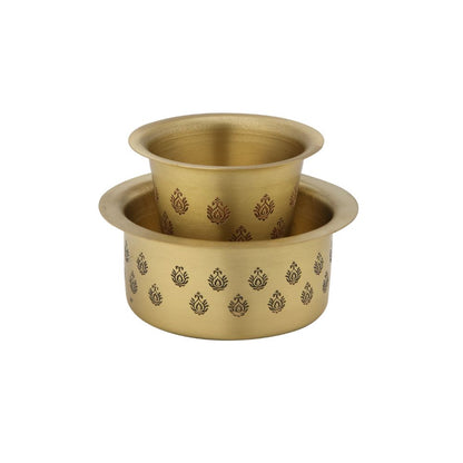 LaCoppera Antique Gold Brass Coffee Filter Set - 4