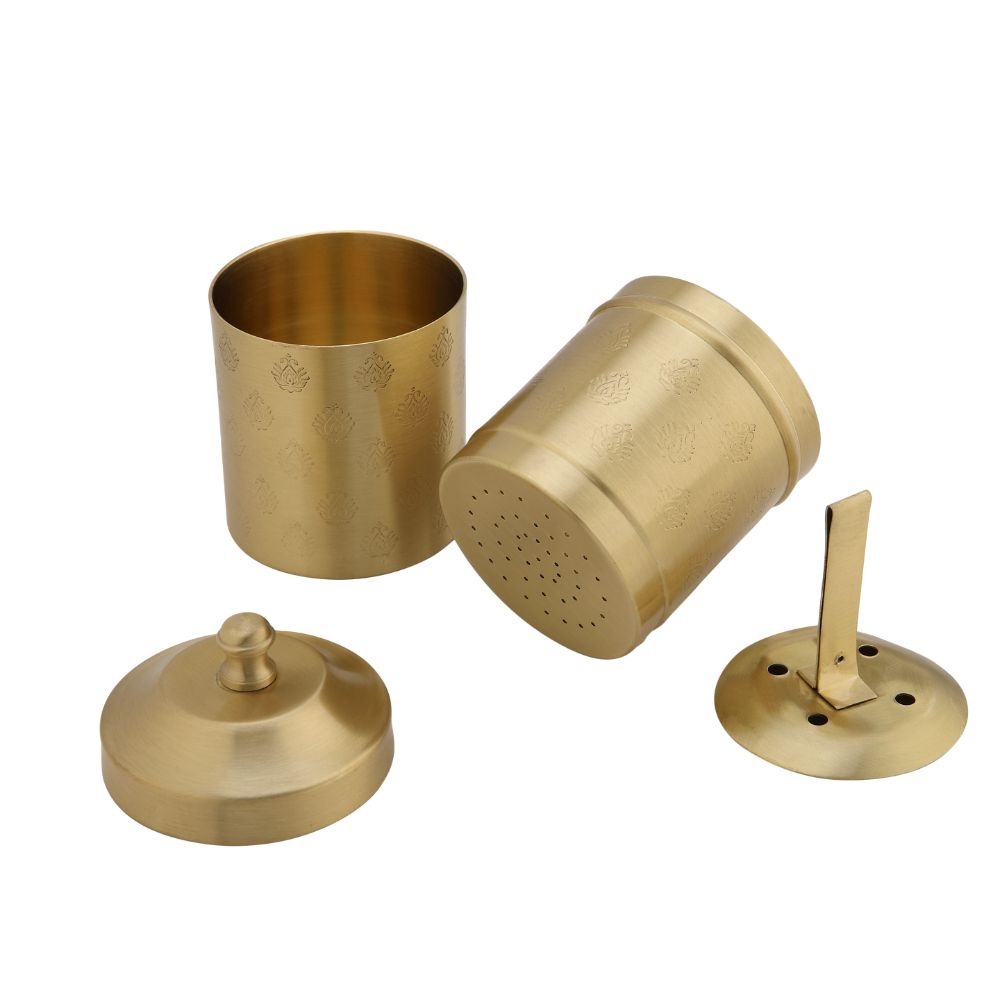 LaCoppera Antique Gold Brass Coffee Filter Set - 3