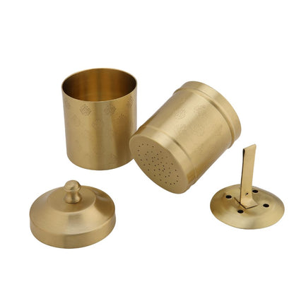 LaCoppera Antique Gold Brass Coffee Filter Set - 3