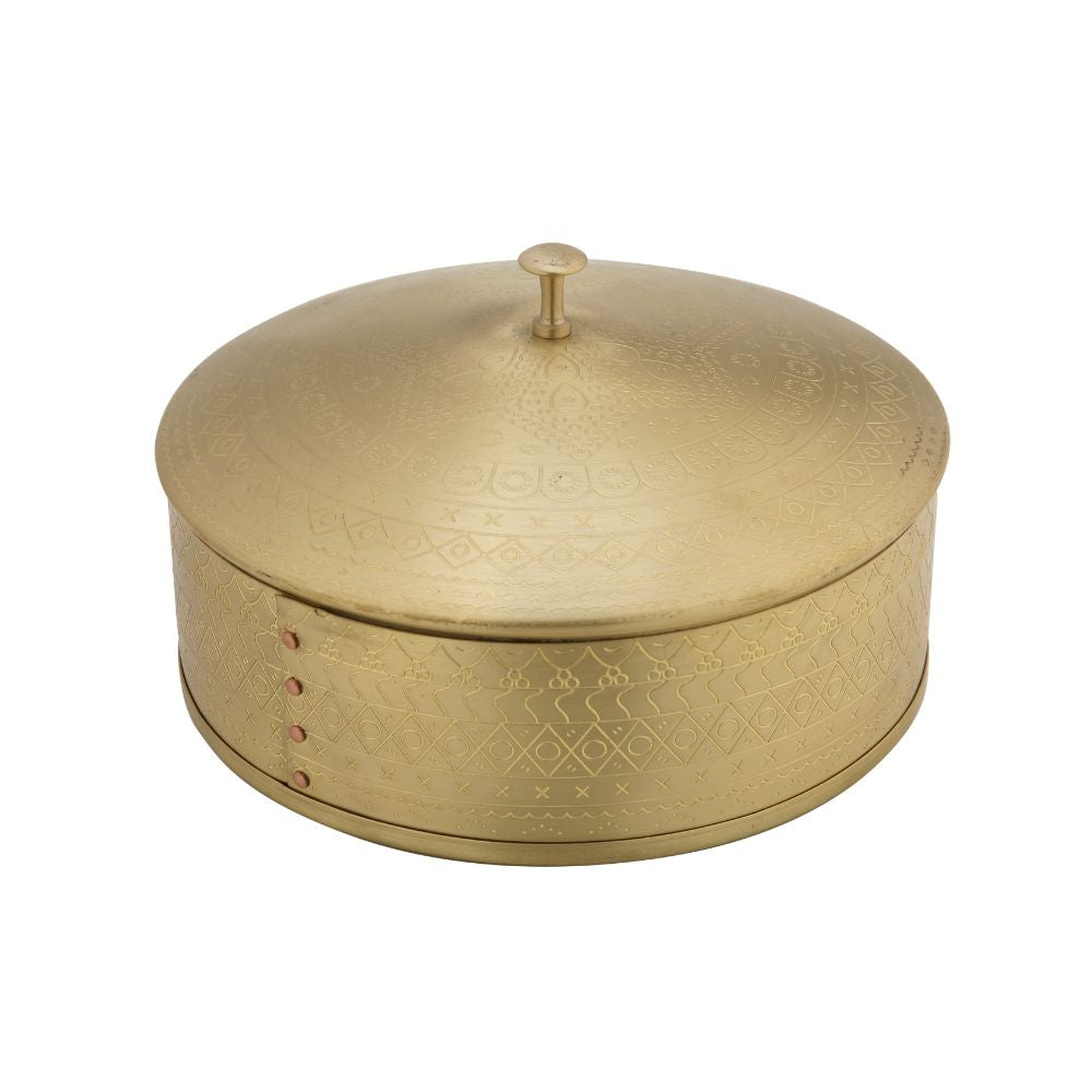 LaCoppera Premium Brass Dome Shape Masala Box - 2