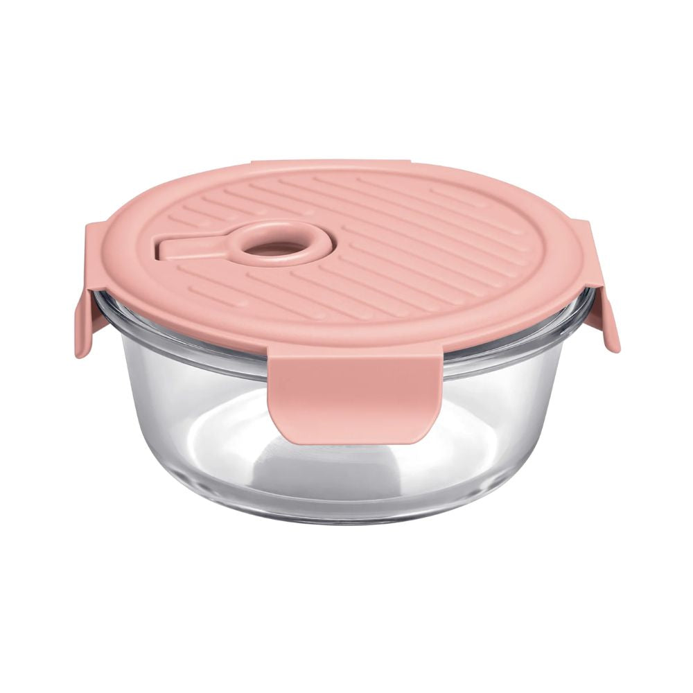 Treo Borosilicate Glass Lumino Fresh 400 ML Round Container - 6