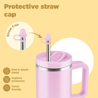 Milton Thermosteel Malmo 1100 ML Tumbler with Handle - 6