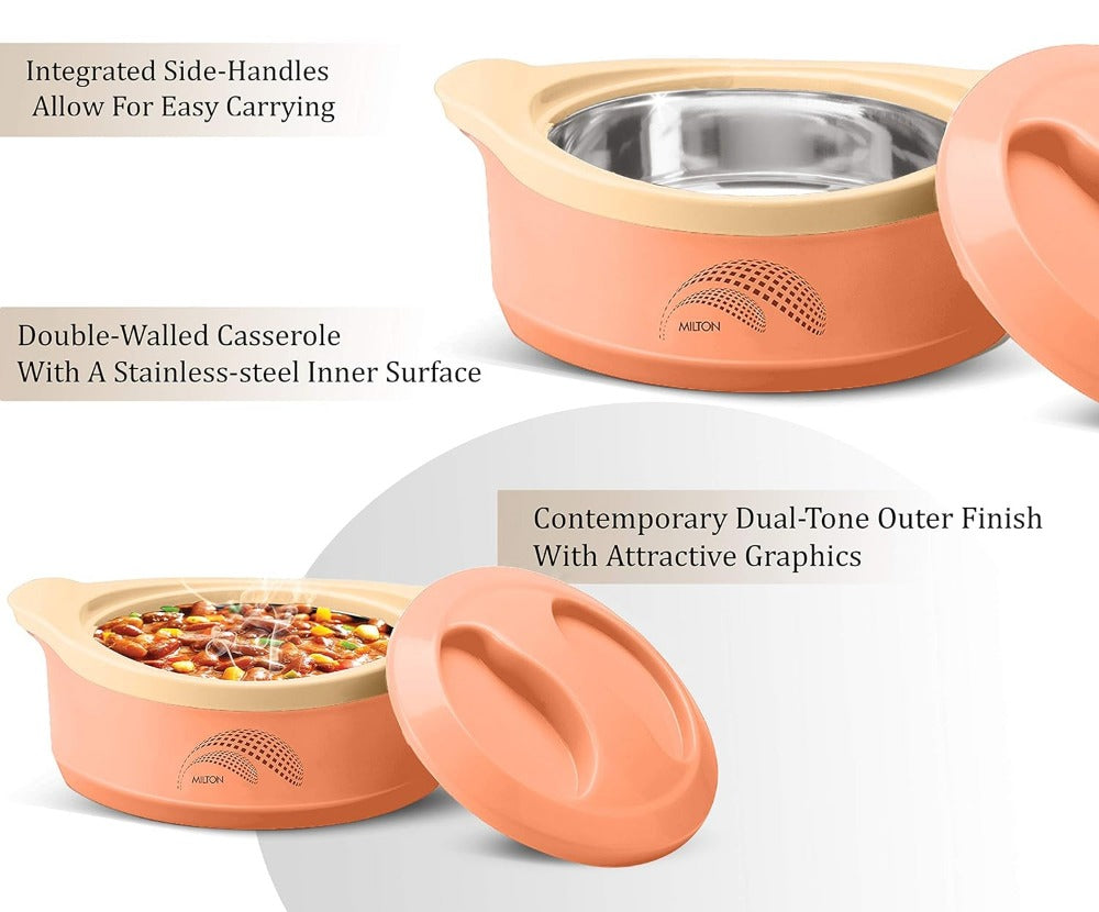 Milton Marvel 500 with Inner Steel Casserole | Orange | 1 Pc