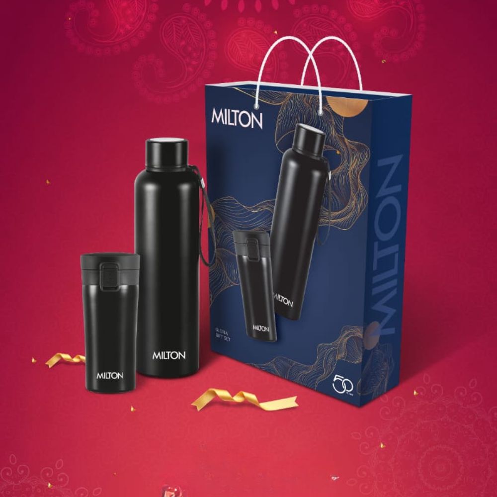 Milton Gloria Gift Set - Coffee Mug + Aura Bottle - 1