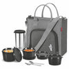 Milton Stye Mate Tiffin with 4 Container + 1 Steel 400 ML Tumbler + 1 Steel Spoon and 1 Fork - 1