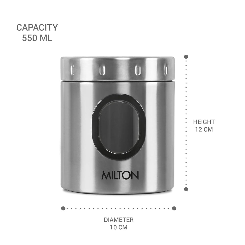 Milton Stainless Steel Crispy Storage Jar - 3