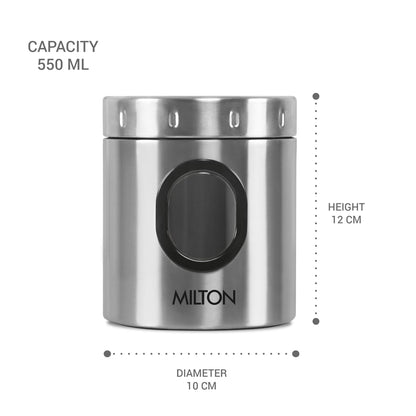 Milton Stainless Steel Crispy Storage Jar - 3