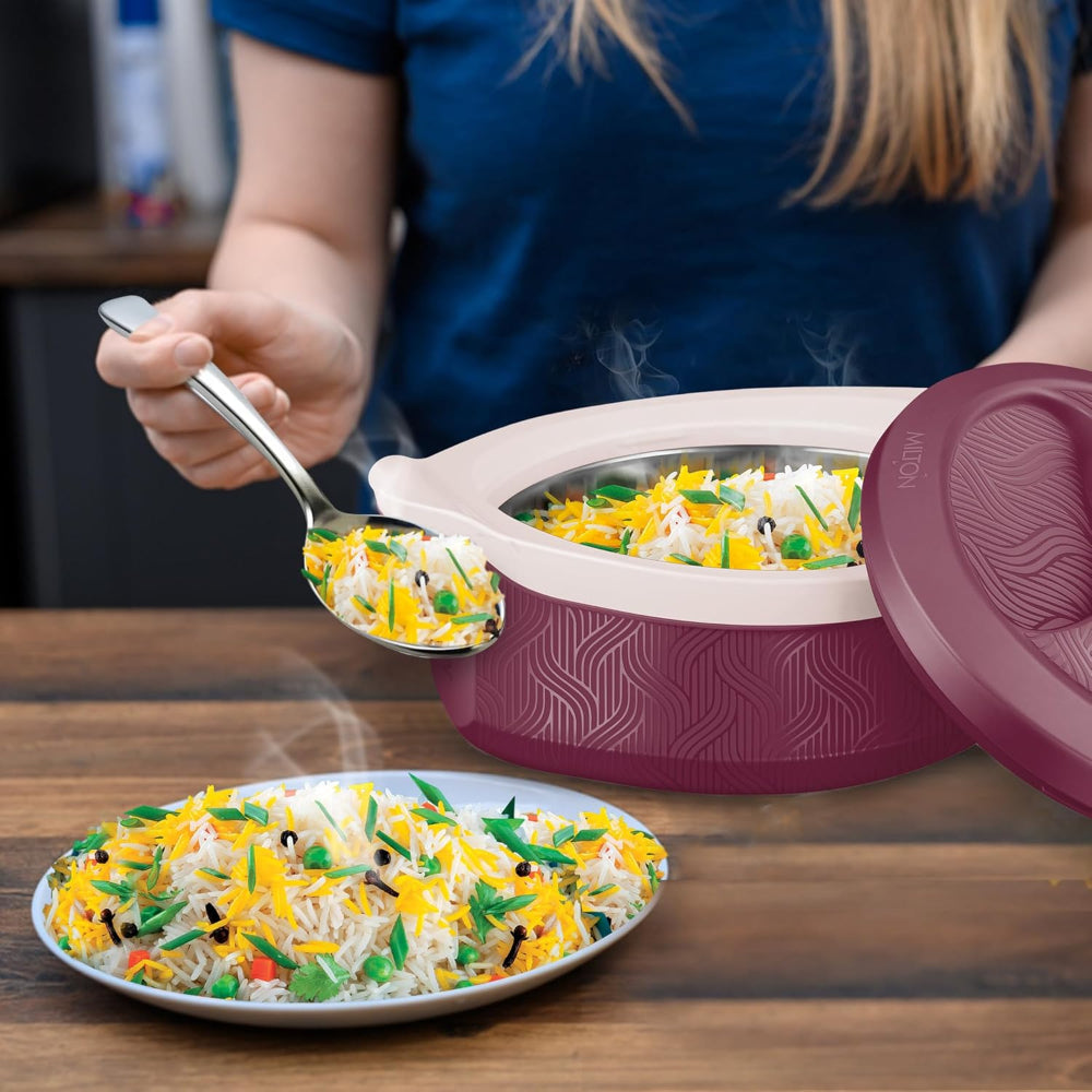 Milton Evoke Inner Stainless Steel Insulated Casserole - 9