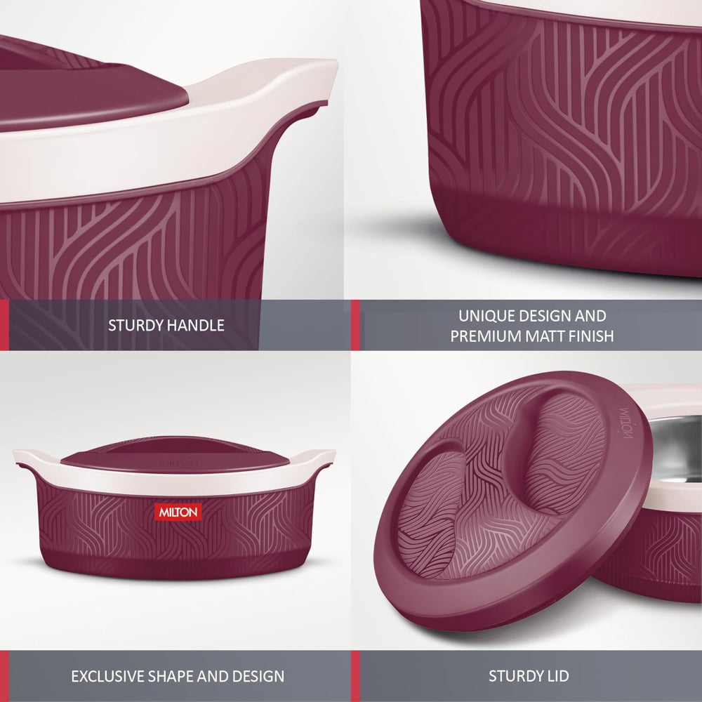 Milton Evoke Inner Stainless Steel Insulated Casserole - 12