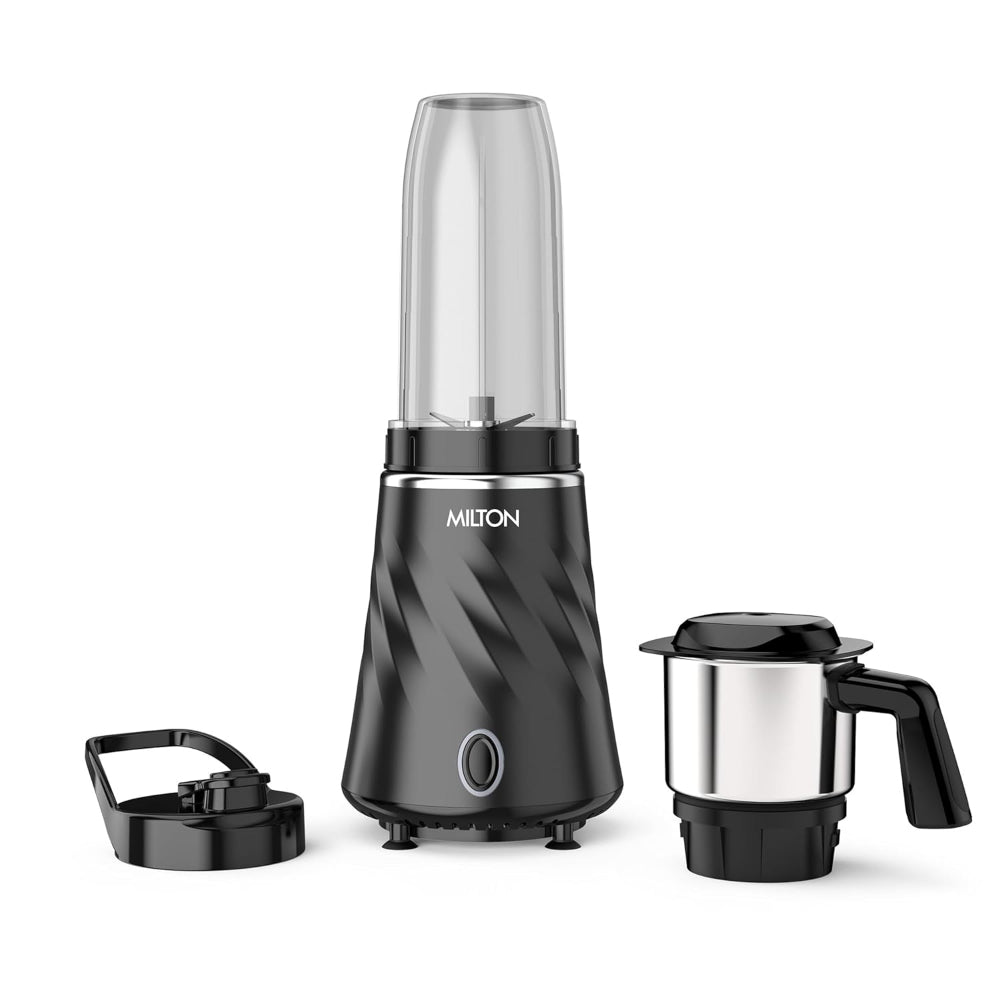Milton MiniQ Mini Bullet 350 Watts Mixer Grinder with 2 Multipurpose Jar - 4