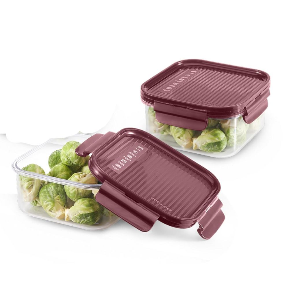 Cello Modulock Square 600 ML Plastic Kitchen Storage Container - 3