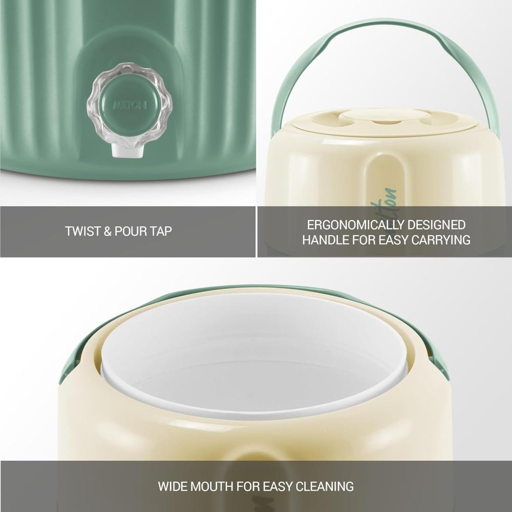 Milton Kool Pristine 12 Insulated Plastic Water Jug - 7