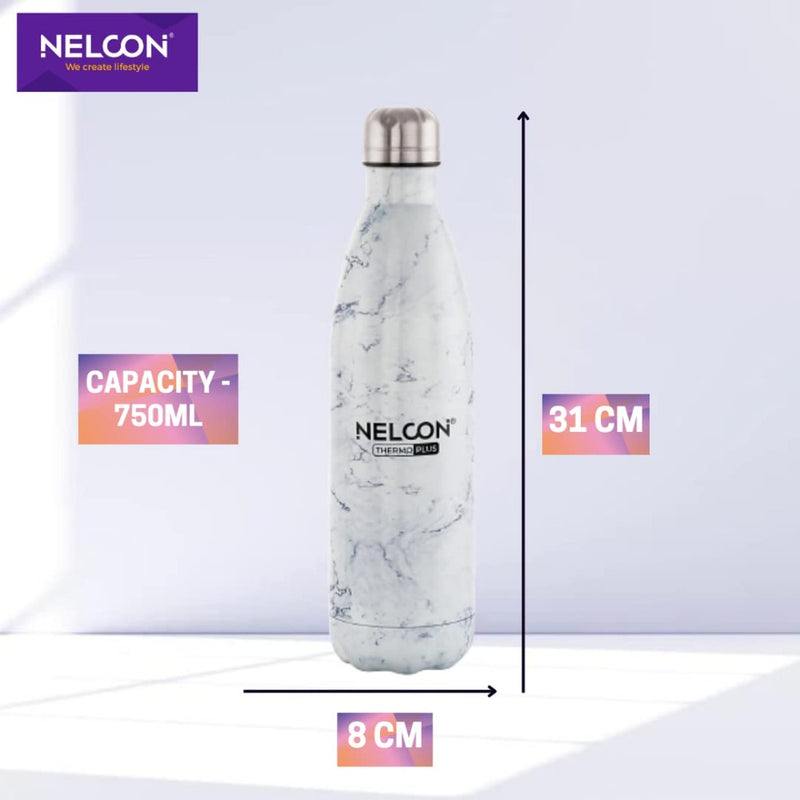 Nelcon Stainless Steel Vacuum Insulated Cola Swiss Thermo Plus 750 ML Bottle - 4