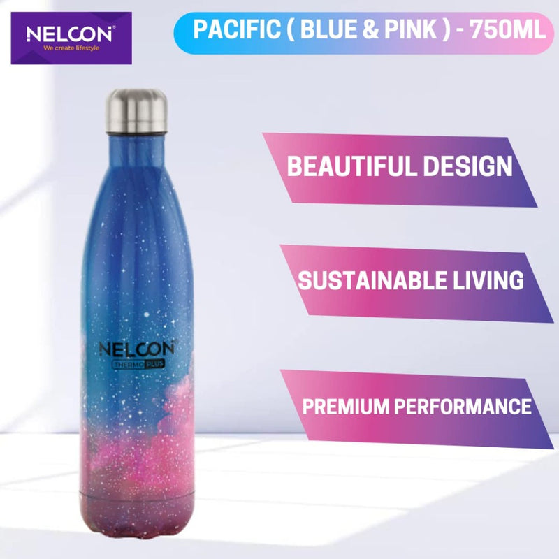 Nelcon Stainless Steel Vacuum Insulated Cola Pacific Thermo Plus 750 ML Bottle - 5