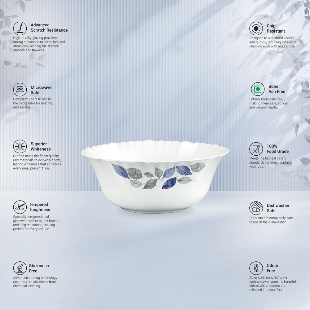 Treo Aurelia Collection Lunis Opalware Pudding Set - 4