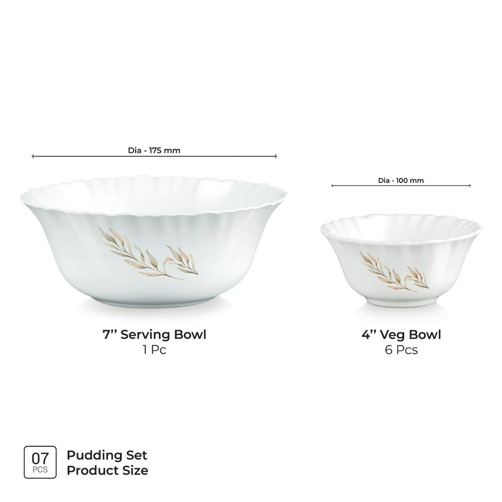 Treo Aurelia Collection Selene Opalware Pudding Set - 3