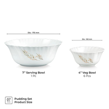 Treo Aurelia Collection Selene Opalware Pudding Set - 3