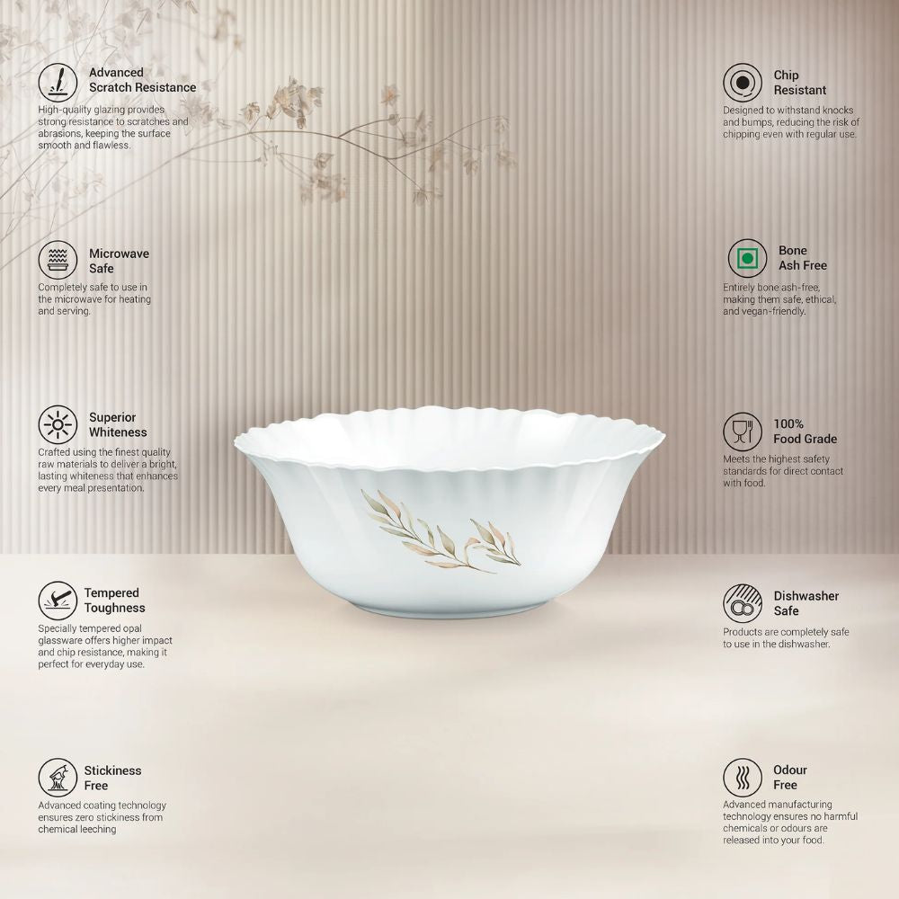 Treo Aurelia Collection Selene Opalware Pudding Set - 4