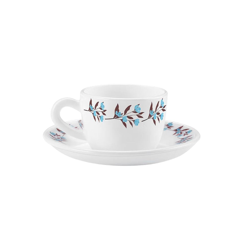 Treo Ophelia Collection Lavelle Opalware 13 CL Cup Saucer Set - 2