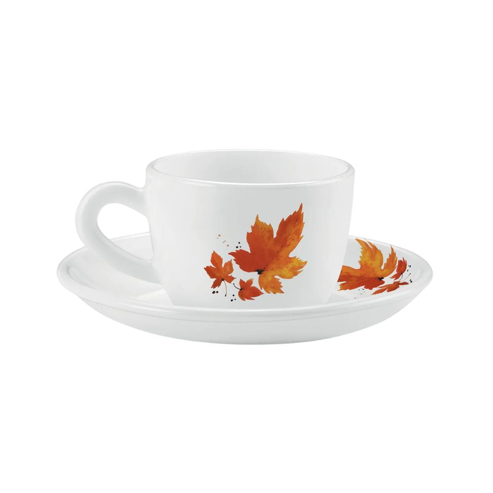 Treo Ophelia Collection Mapelle Opalware 13 CL Cup Saucer Set - 2