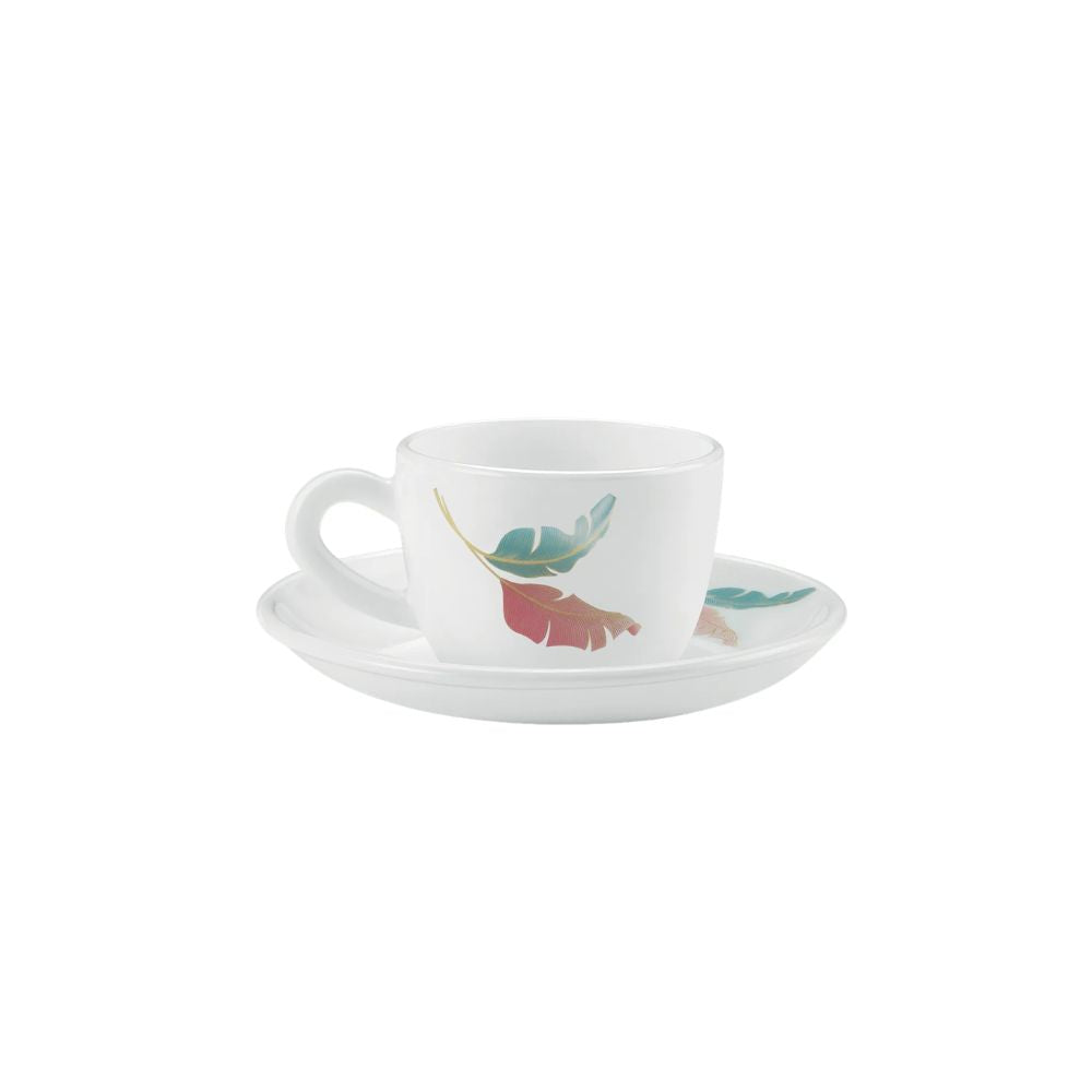 Treo Ophelia Collection Palma Opalware 13 CL Cup Saucer Set - 2