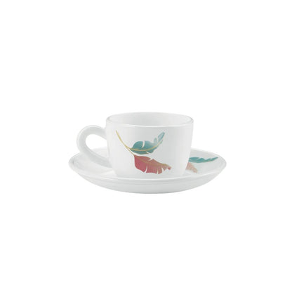 Treo Ophelia Collection Palma Opalware 13 CL Cup Saucer Set - 2