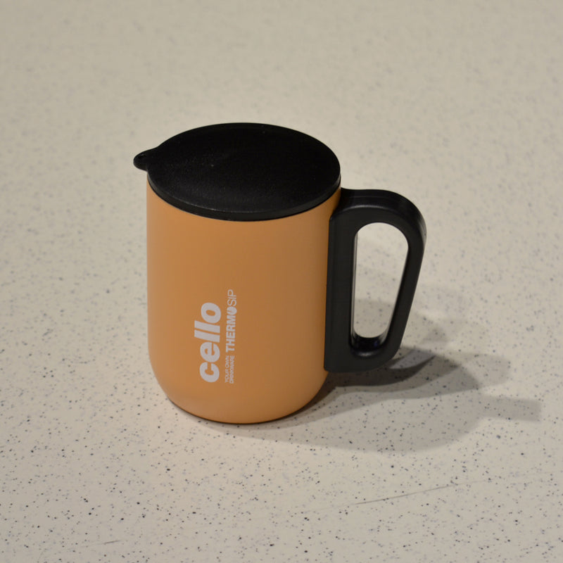 Cello Duro Coffee Style Double Wall Insulated Mug with Lid - 9