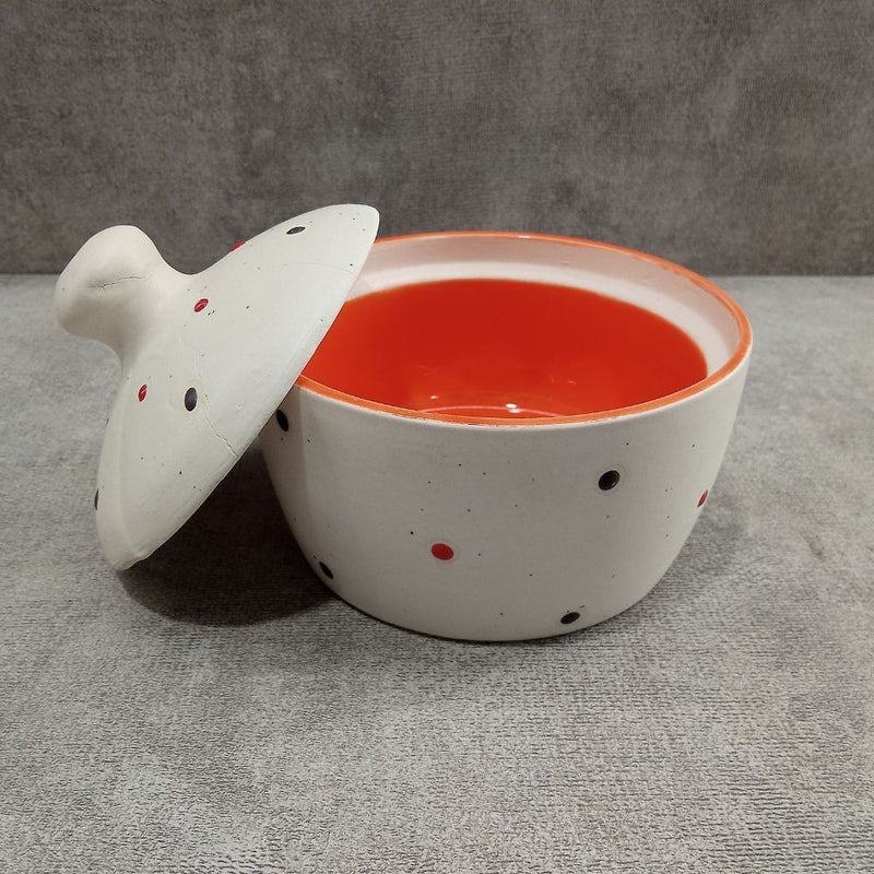 Rasoishop Ceramic 300 ML Butter Pot - 4