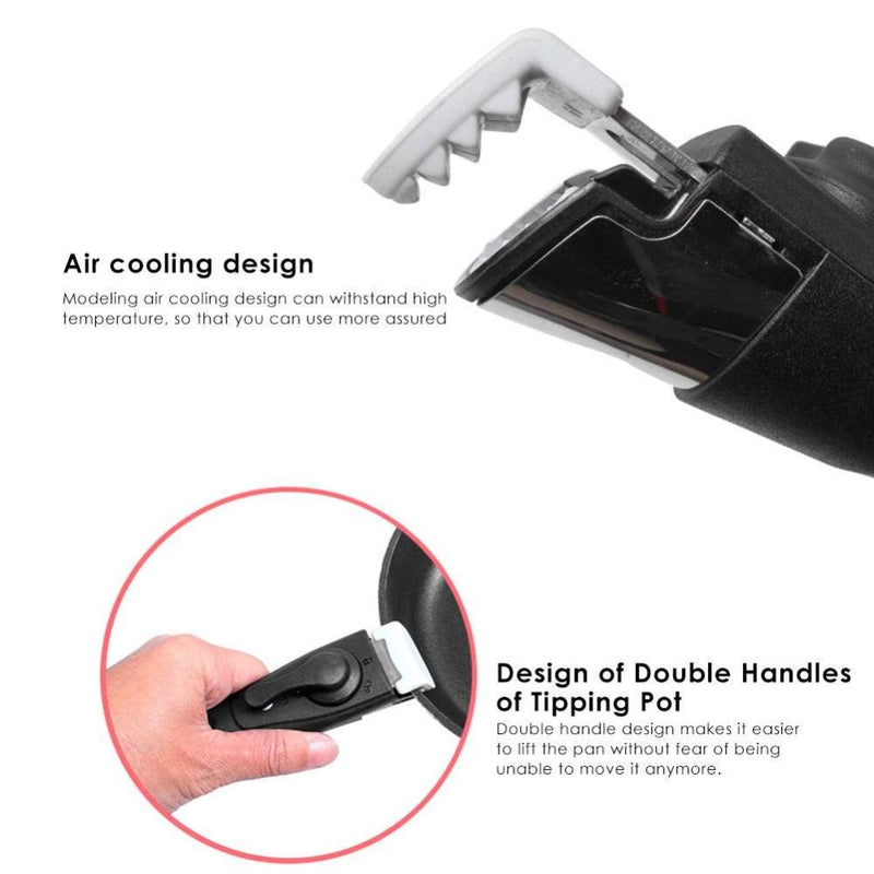 RasoiShop Removable Detachable Pan Handle Pot Dismountable Clip Grip for Kitchen - 5