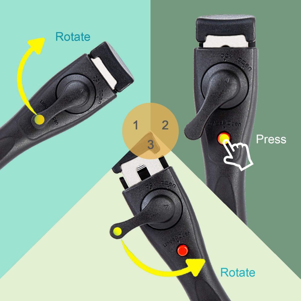 Softel Handle Multipurpose / Removable Handle for Kitchen Cookware - Detachable Pan and Pot Dismountable Clip Grip (1 Pc) | All-in-One Viral Kitchen Finds