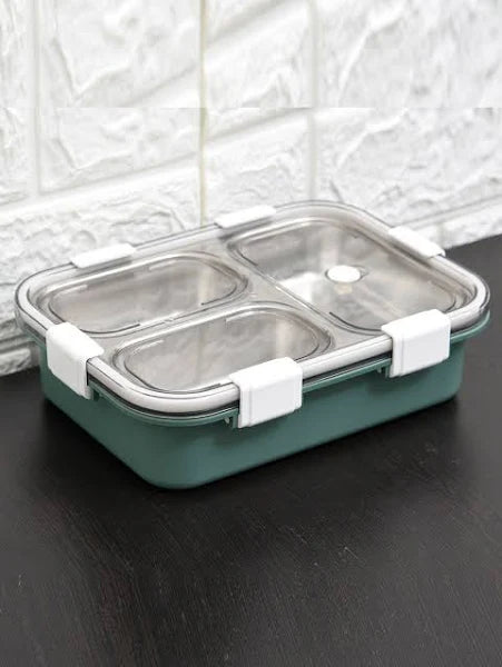 Rasoishop SS Lunch Box Bento Box - Chopstick with spoon 750 ml - DEO10196
