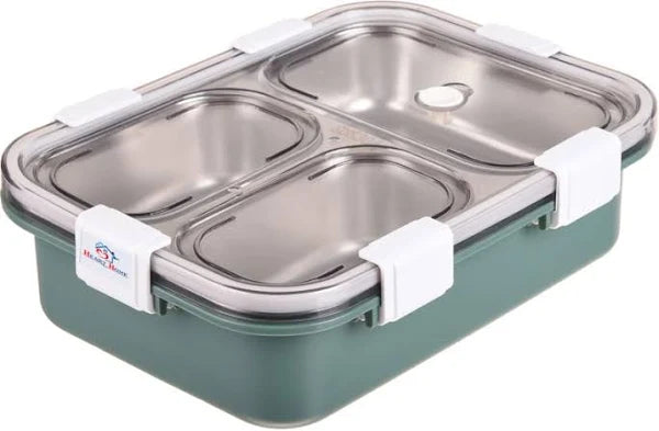 Rasoishop SS Lunch Box Bento Box - Chopstick with spoon 750 ml - DEO10196
