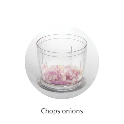 Glen 200 Watts Mini Fruit & Vegetable Electric Chopper with 400 ML Bowl - 4