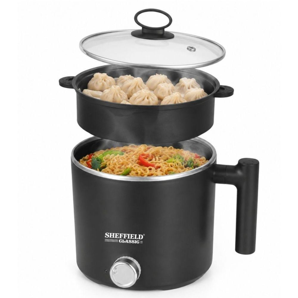 Softel Sheffield Classic 600 Watts 1.5 Litre Multipurpose Electric Kettle with Steamer - 3