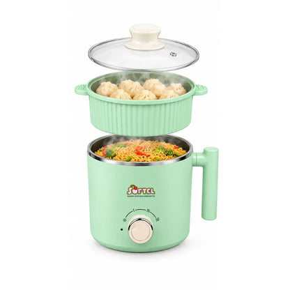 Softel Classic 600 Watts 1.5 Litre Multipurpose Electric Kettle with Steamer - 3
