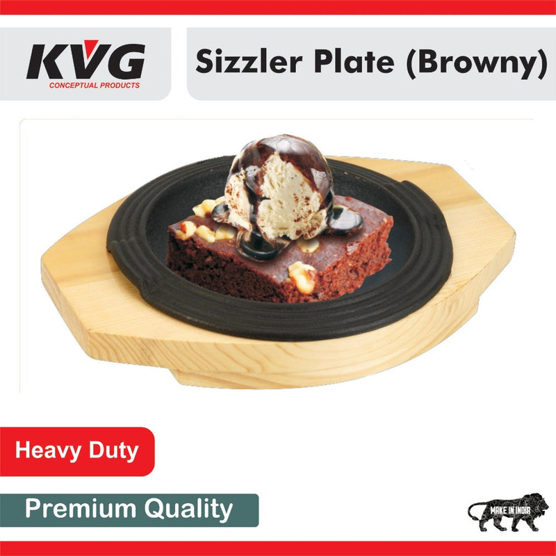 KVG Browny Small Sizzler Plate - 3