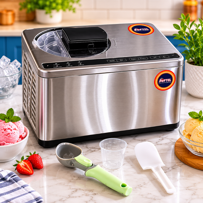Softel Stainless Steel 150 Watts 1 Liter Ice Cream Maker - 1