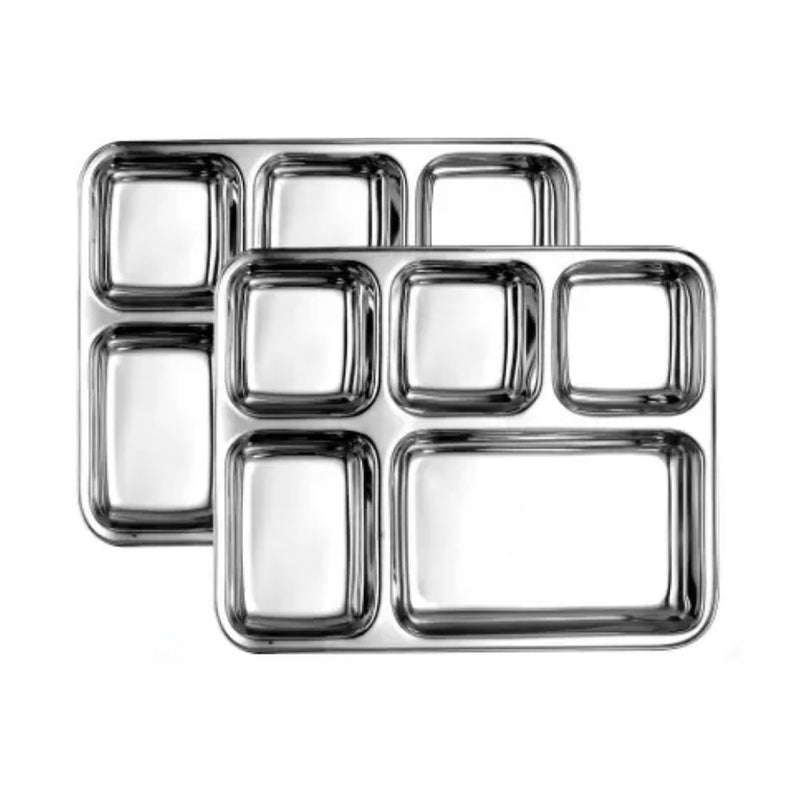 Softel Stainless Steel 5 in 1 Partition Plate - 3