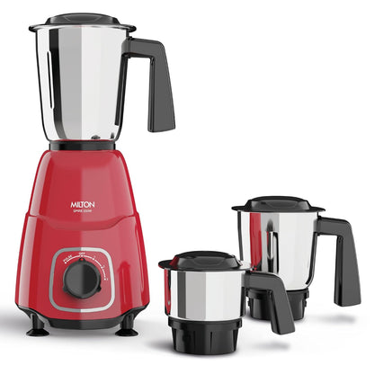 Milton Spire 550 Watts Mixer Grinder with 3 Jars - 1