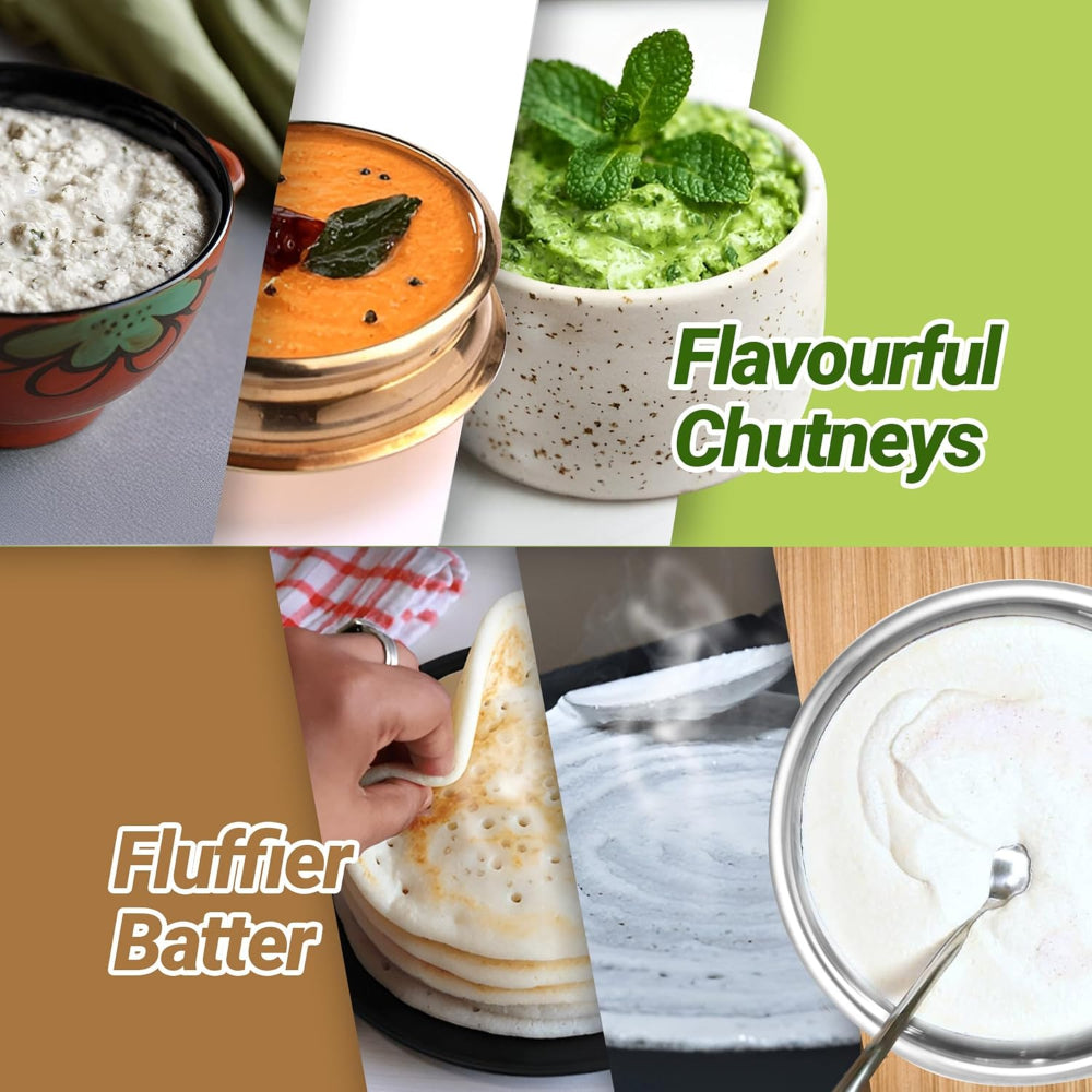 Milton Spire 550 Watts Mixer Grinder with 4 Jars - 8