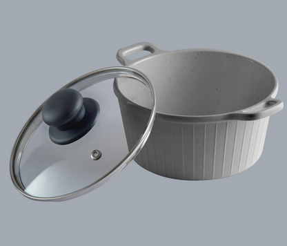 Terraware Melamine Casserole with Glass Lid