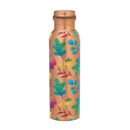 Lacoppera Copper 3D Mist Texture Printed 900 ML Water Bottle - 2