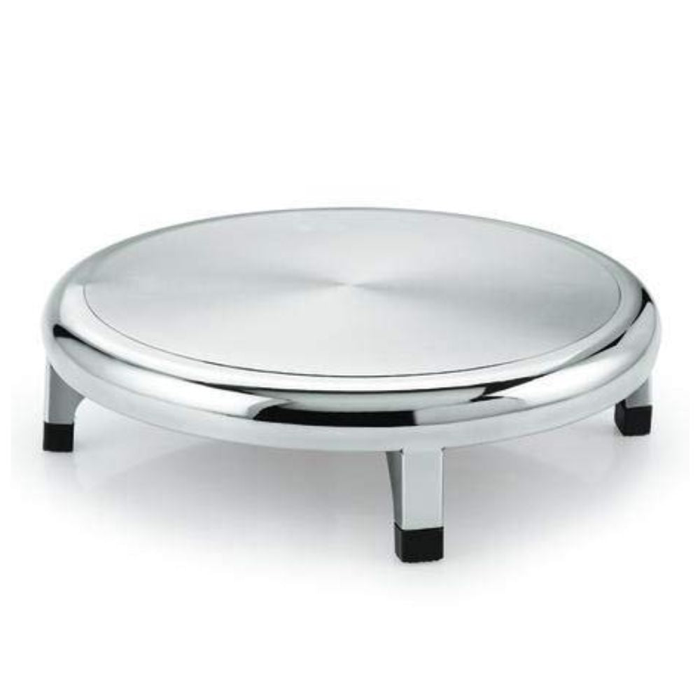 Toral Stainless Steel Polpat | Silver | Roti Chakla | Roti Patla | Rolling Pin Board | 1pc